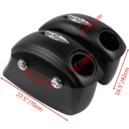Matt Black Saddlebag Audio Lid Electronic Latch For Indian Chieftain Roadmaster