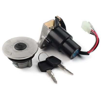 Ignition Switch Gas Cap Key Set Alu For Yamaha FZR250 FZR400 FZR600 1989-1993 92