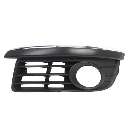 1x Left Front Bumper Fog Light Lamp Cover w/ Chrome Trim For VW Jetta 2006-2010