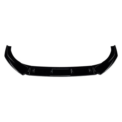 Glossy Black Front Bumper Spoiler Lip For Audi A3 S3 8V Pre-Facelift 2013-2016
