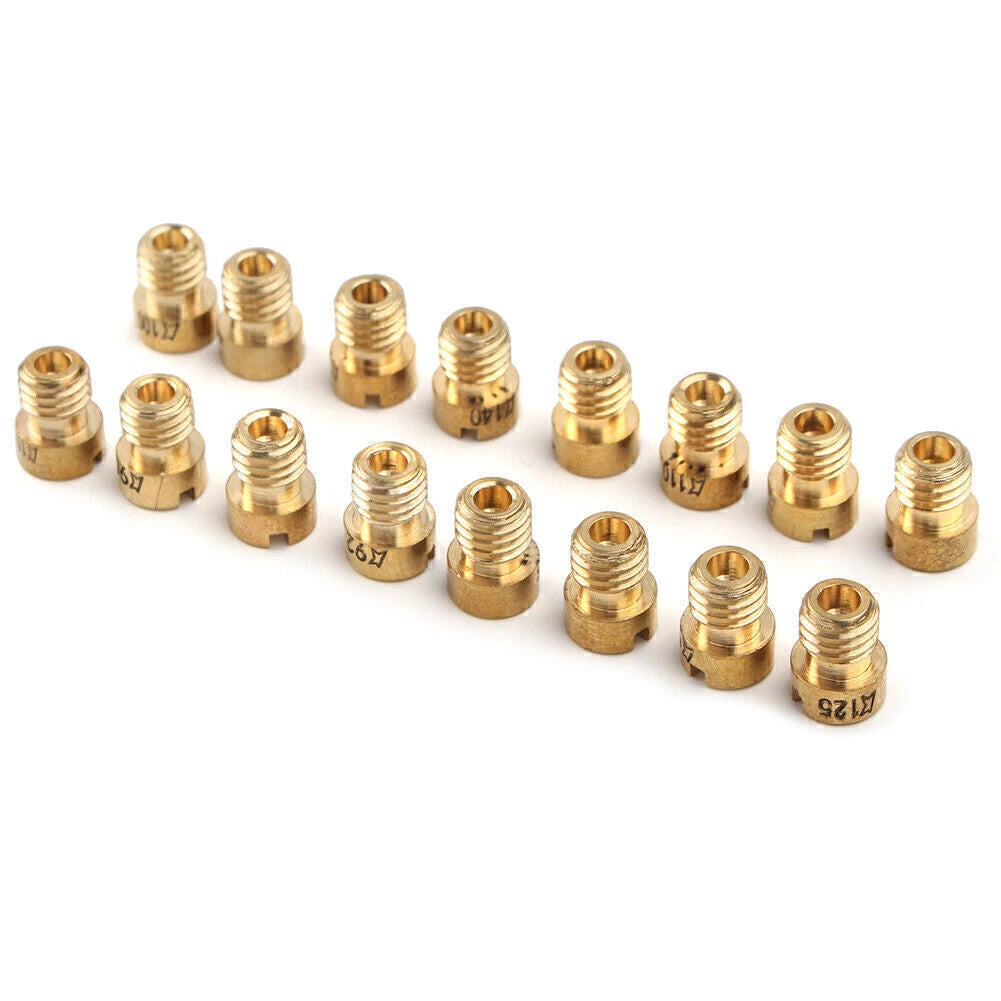 16PCS Motorcycle Carburetor Carb Main Jet Kit For PWK OKO CVK 90-150