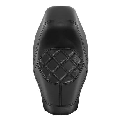Blcak Solo Rider Driver Seat Fit For Harley Low Rider FXLR FXLRS FXLRST 2018-Up