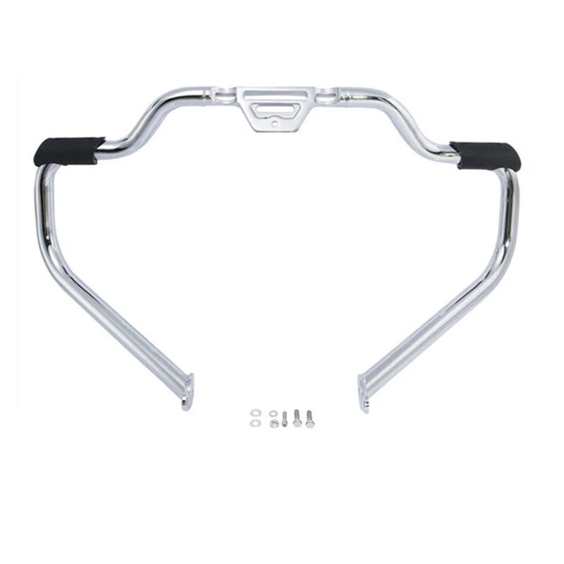 Chrome Mustache Engine Guard Bar For Harley Softail Low Rider Slim 2018-Up 2019