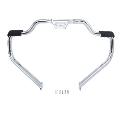 Chrome Mustache Engine Guard Bar For Harley Softail Low Rider Slim 2018-Up 2019