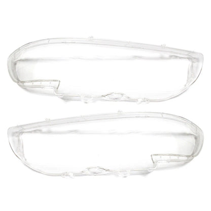 Front Headlight Lens Shell Cover Replacement For BMW 5 Series E39 2001-2003 PAIR