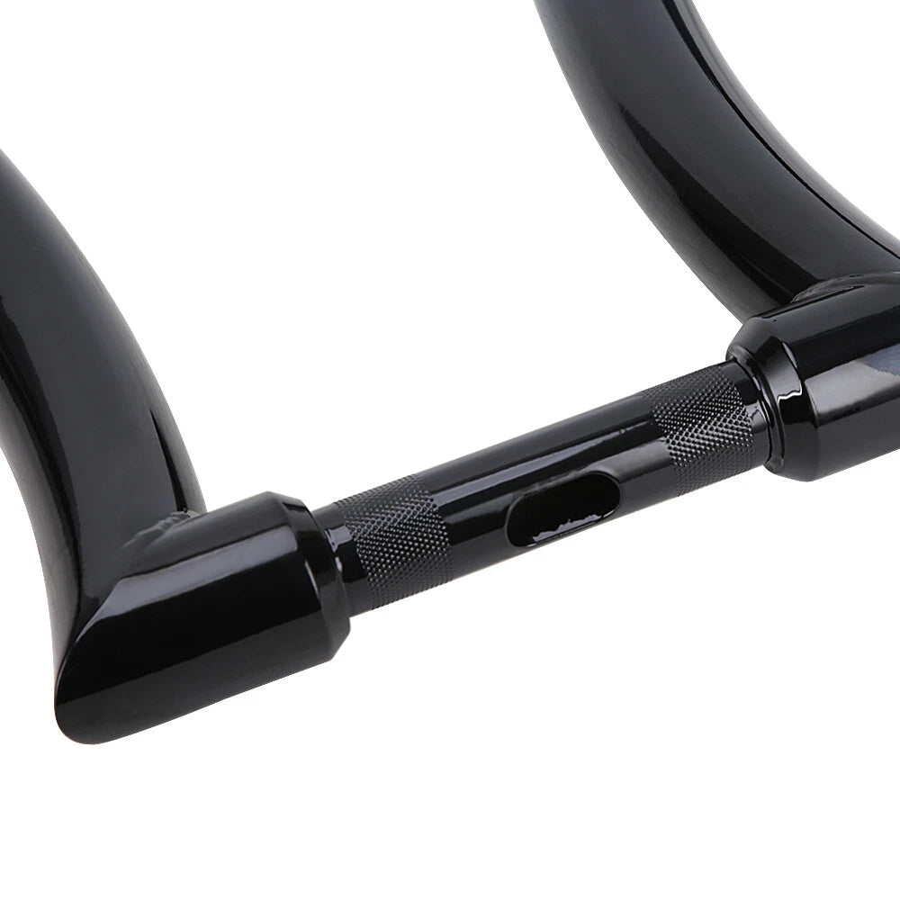 12" Rise 2" Ape Hanger Handlebars For Harley Sportster Fatboy Dyna Softail FLST
