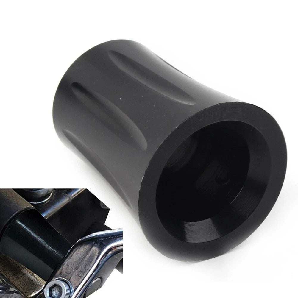 Black Aluminum Heel Shifter Lever Eliminator Shaft Spacer For Harley Road Glide