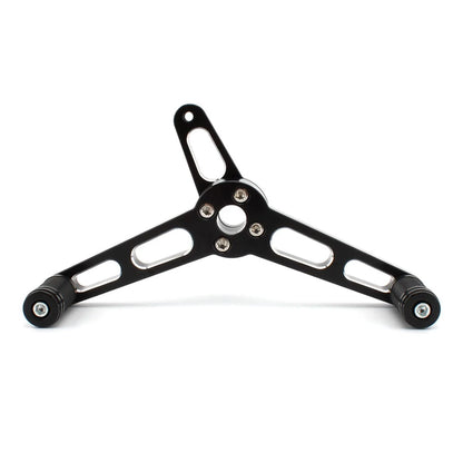 Front Foot Pegs Heel Toe Shifter Lever For Harley Sportster XL883 1200 Iron883 E