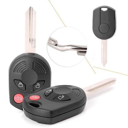 2x Uncut Smart Remote Car Key Fob 3 Button Fit Ford Expedition/Escape/Edge/F-150