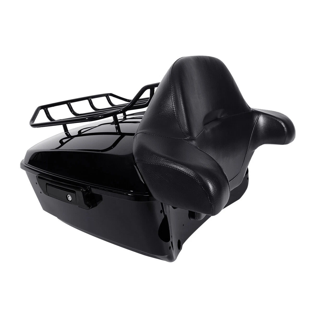 Black King Trunk Pad Mount Rack Docking Kit Fit For Harley Touring 2014-Up 2024