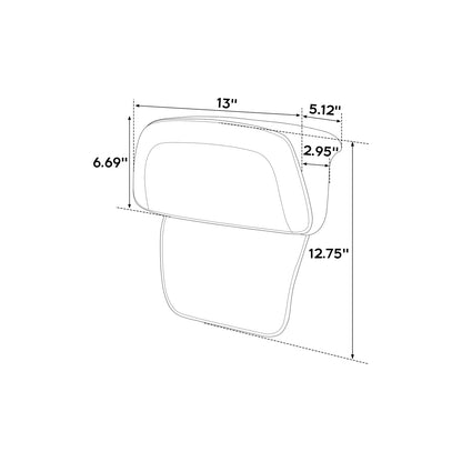 Razor Chopped Trunk Backrest Fit For Harley Road Glide King 97-13