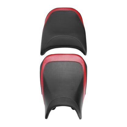Black+Red Driver & Passenger Seat Pillion Fit For BMW R1260GS Adventure 19-24 23