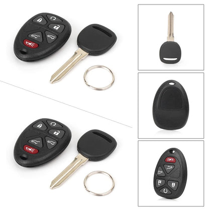 2PCS Keyless Entry Remote Car Key Fob For Chevy Traverse GMC Yukon 07-14