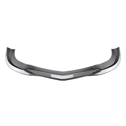 Carbon Look Front Bumper Spoiler Lip For Benz C Class W204 C63 Sedan 2007-10