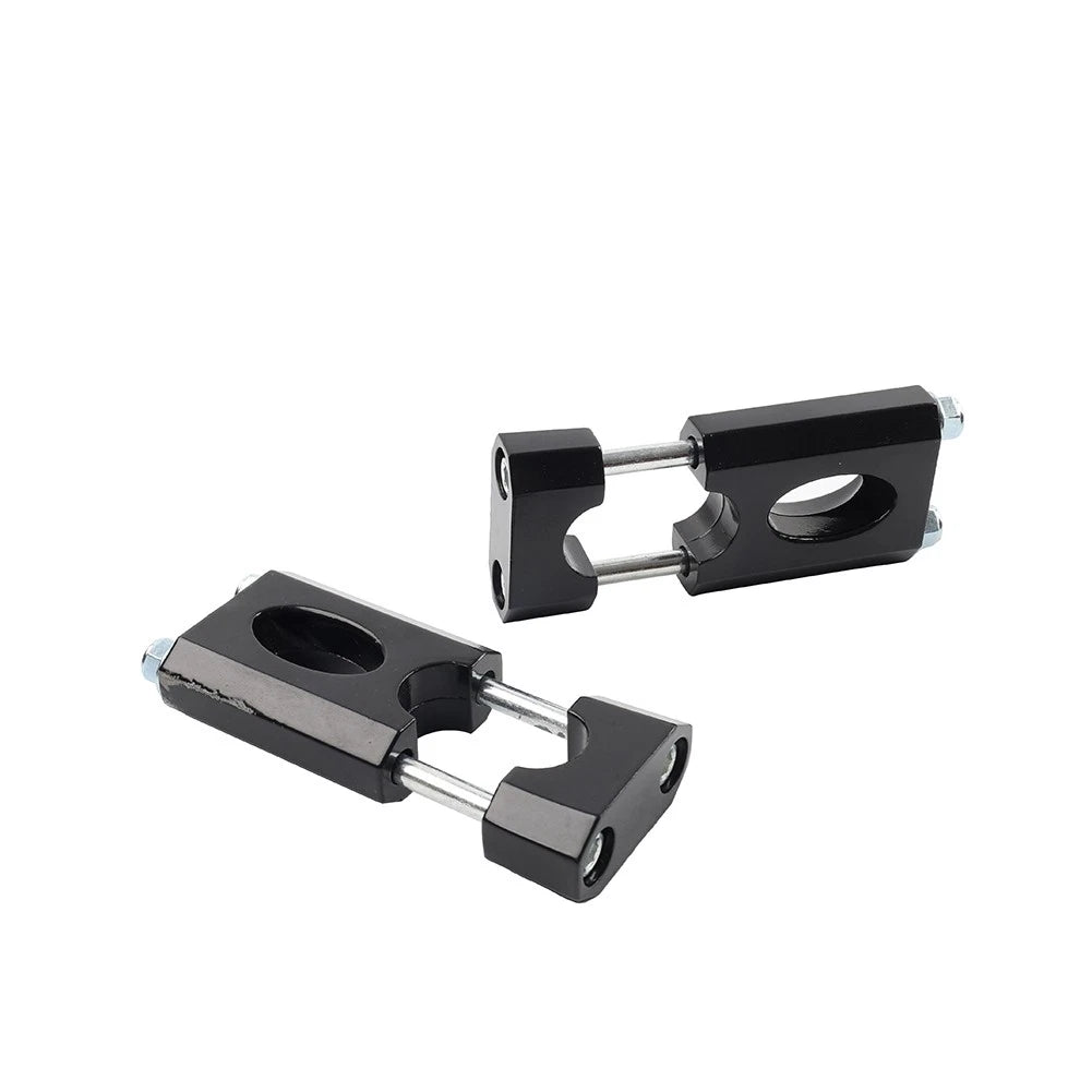22mm 7/8" Motor HandleBar Mount Clamp Risers For 50-125cc Dirt Pit Bike Black