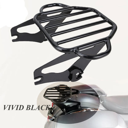 Detachable TwoUp Luggage Rack For Harley Touring Road King Electra Glide 2009-22