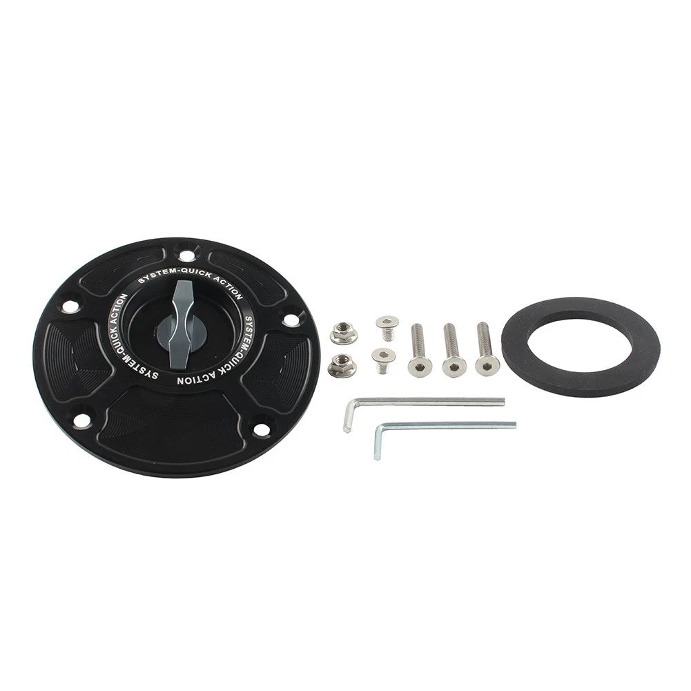 Fuel Gas Tank Cap Keyless For Yamaha YZF-R1 YZF-R6 2000-2025 MT-07 2014-2024
