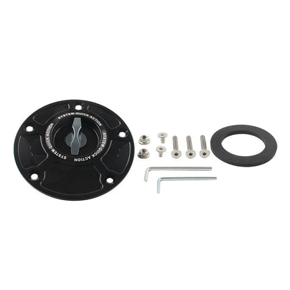 Fuel Gas Tank Cap Keyless For Yamaha YZF-R1 YZF-R6 2000-2025 MT-07 2014-2024