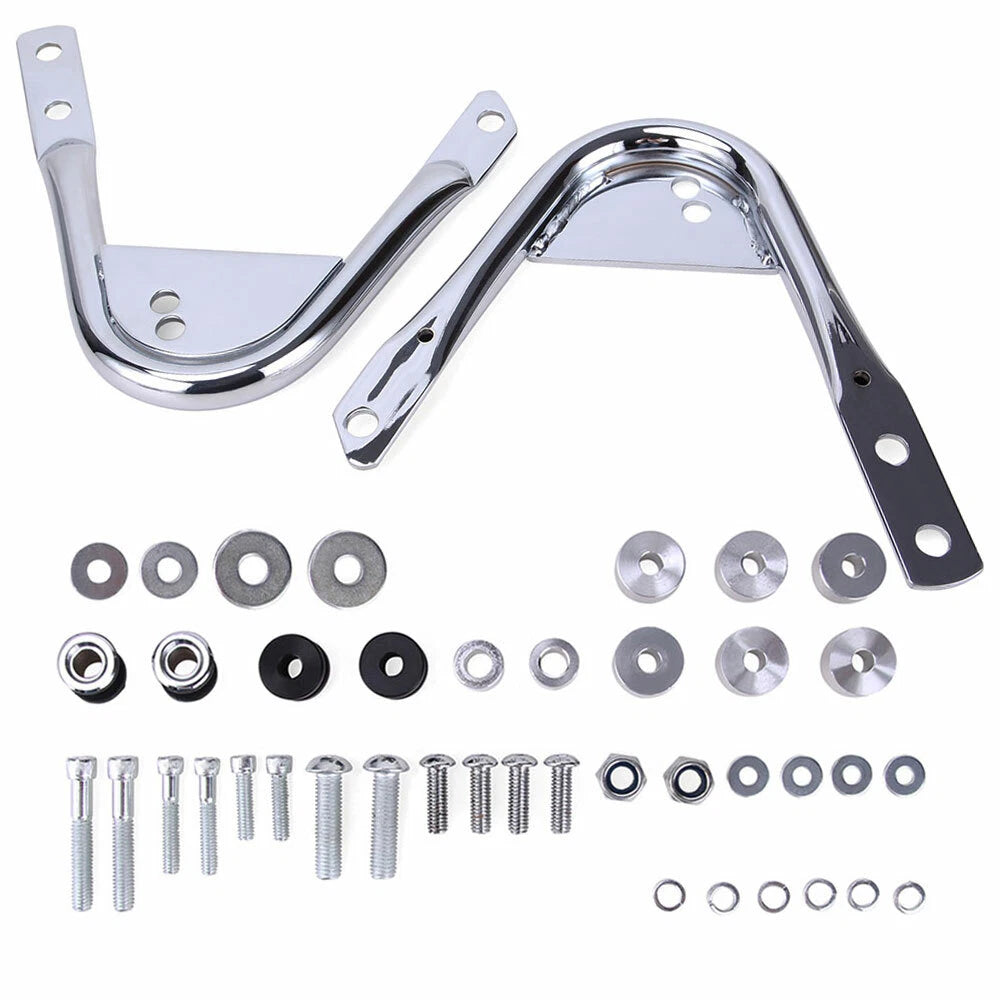 Detachable Sissy Bar Tour Pack Rack Docking Hardware For Harley Touring 1997-08