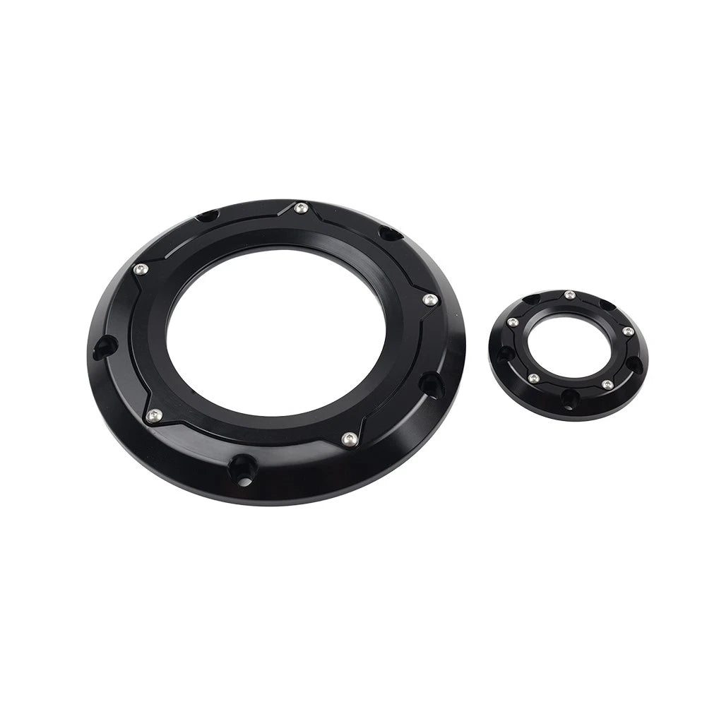 Clear Derby Timer Timing Cover Fit Harley Softail Dyna Touring Road Glide