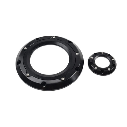 Clear Derby Timer Timing Cover Fit Harley Softail Dyna Touring Road Glide