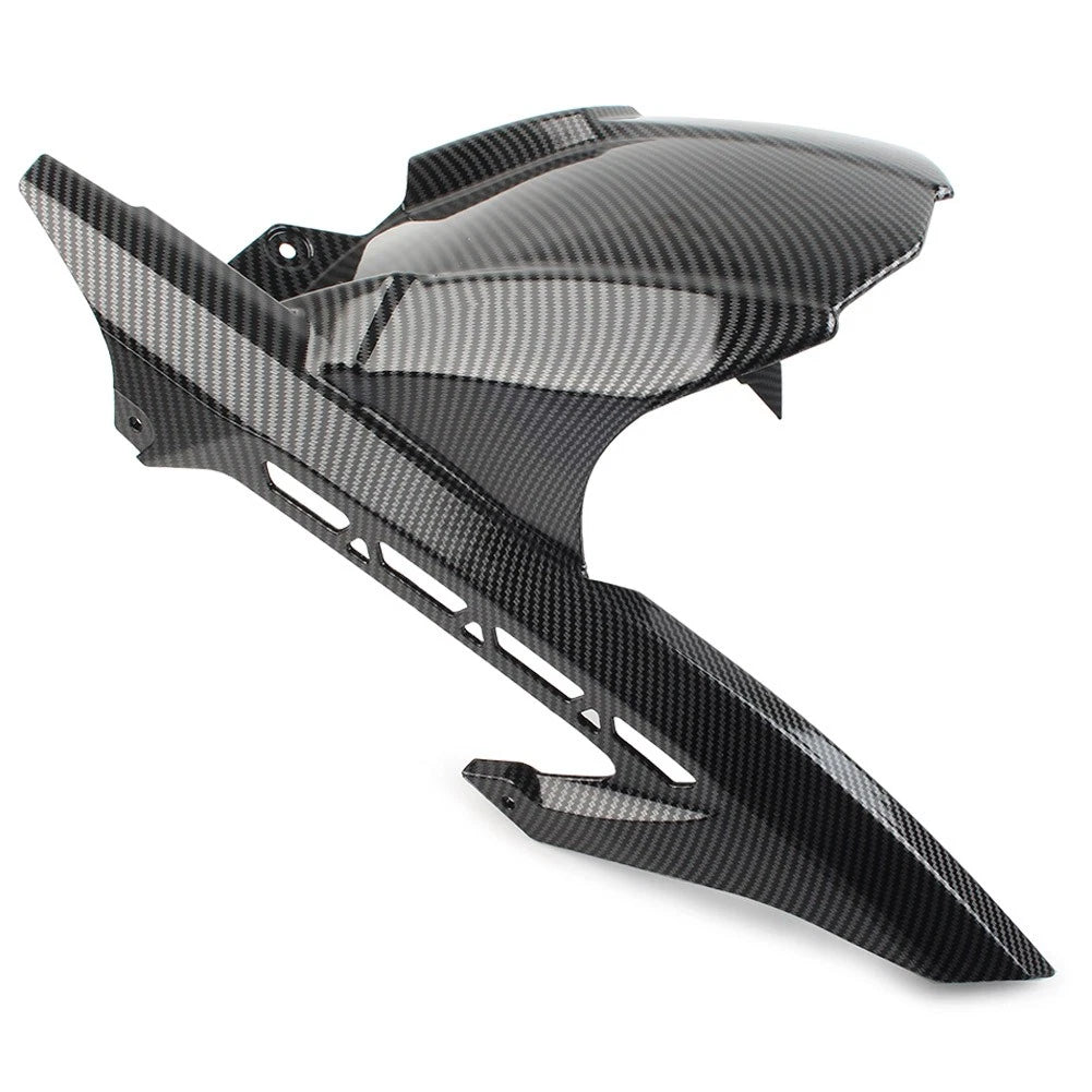 Carbon Fiber Rear Hugger Fender Mudguard Chain Guard For Kawasaki Z900 2017-2023