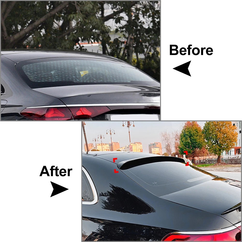 Rear Window Roof Spoiler Wing Fit For Mercedes Benz E Class W214 E260 E300 2024+