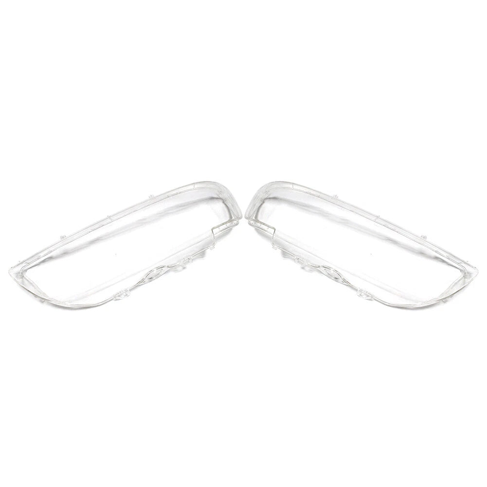 Front Headlight Lens Shell Cover Replacement For BMW 5 Series E39 2001-2003 PAIR