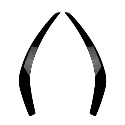 Glossy Black Front Air Vent Spoiler For Benz CLA Class C117 Prefacelift 13-16