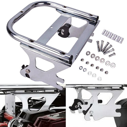 Chrome Two-up Tour Pack Mounting Luggage Rack For Harley 97-08 Touring Road King