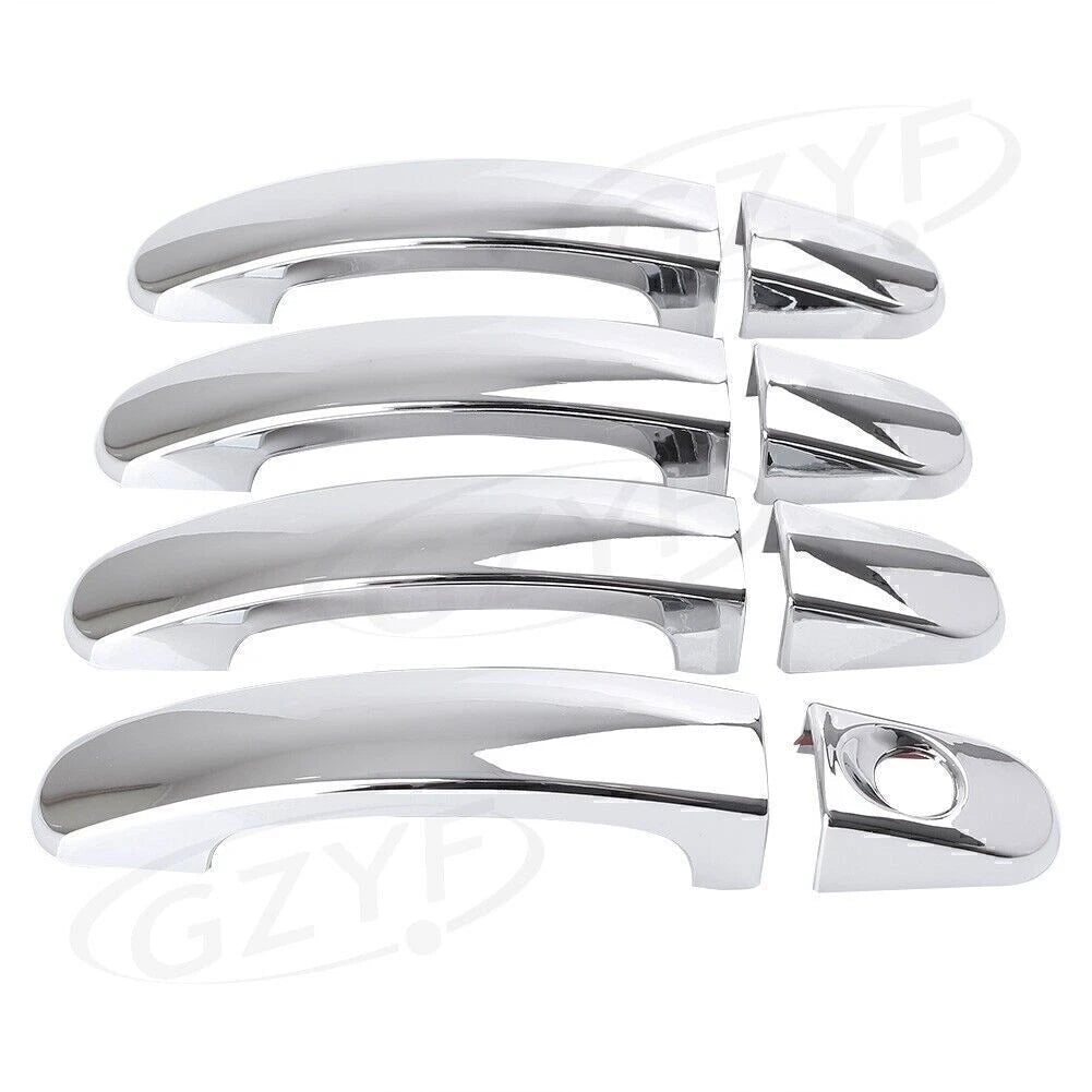 Exterior Door Handle Bar Deco Trim Chrome Fit Ford Escape Kuga 2013-2017 Auto