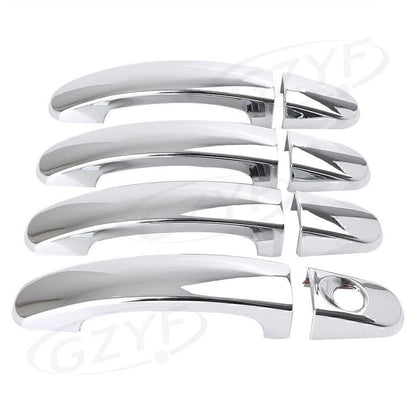 Exterior Door Handle Bar Deco Trim Chrome Fit Ford Escape Kuga 2013-2017 Auto