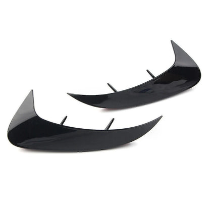 ABS Rear Bumper Fins Trim Canards Splitter For Benz A Class W177 Sport 2019+ Blk