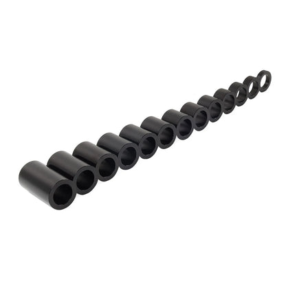 Black Wheel Axle Spacer Kit ID 3/4" OD 1 1/8" For Harley Softail Dyna Road King
