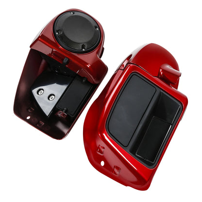 Vented Lower Fairing & Speaker Pod Fit For Harley Street Glide 14-24 Wicked Red