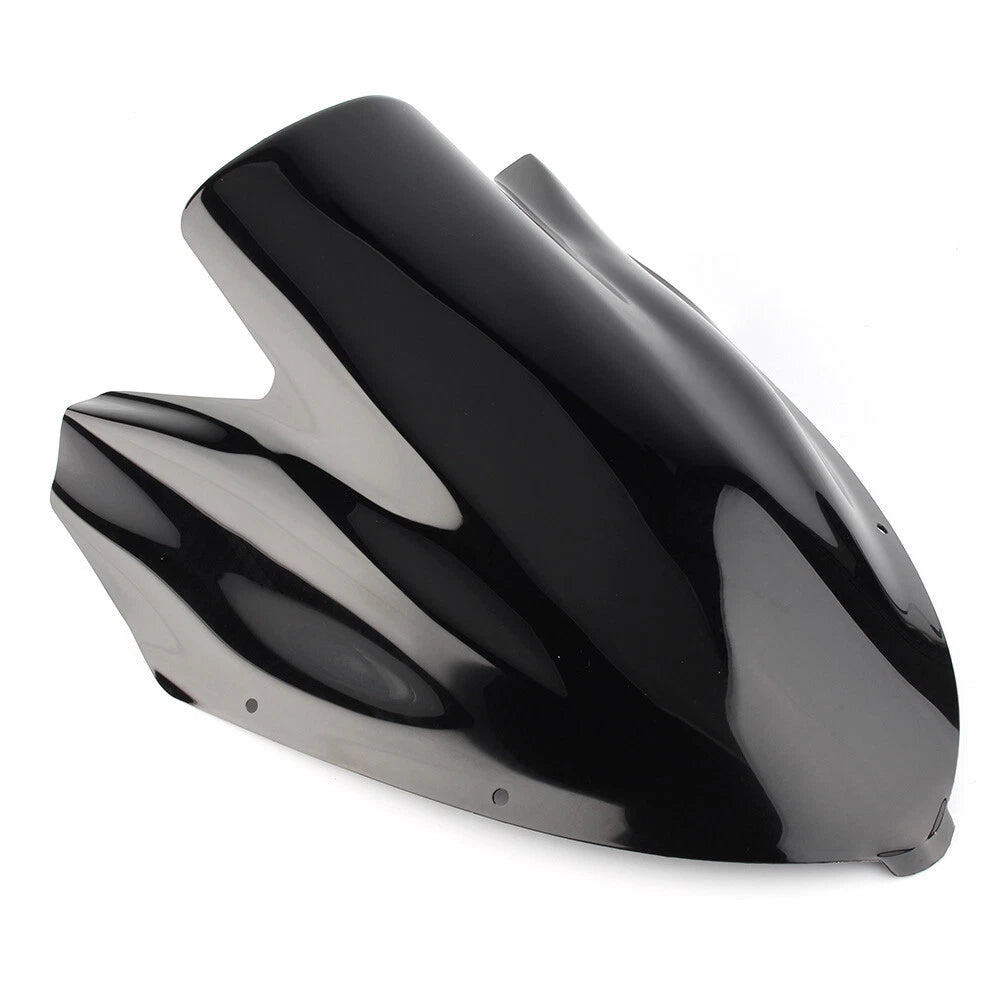 Front Windshield Windscreen Windproof Fit Kawasaki NINJA 650 ER6F 2006-08 Black