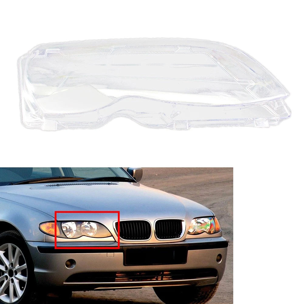 Transparent Car Front Headlight Cover For BMW 3 Series E46 4 Door 2002-05 Right