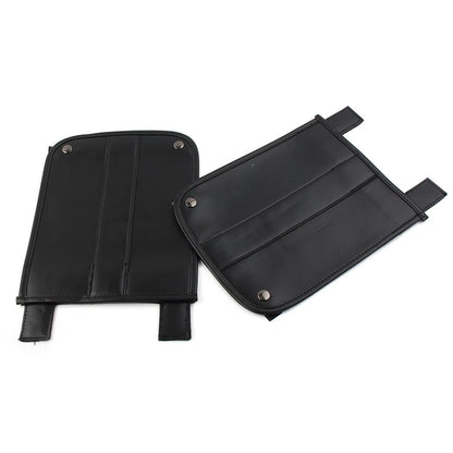Motorcycle PU Leather Universal Trike Rear Fender Bra For Harley Roadsmith Black