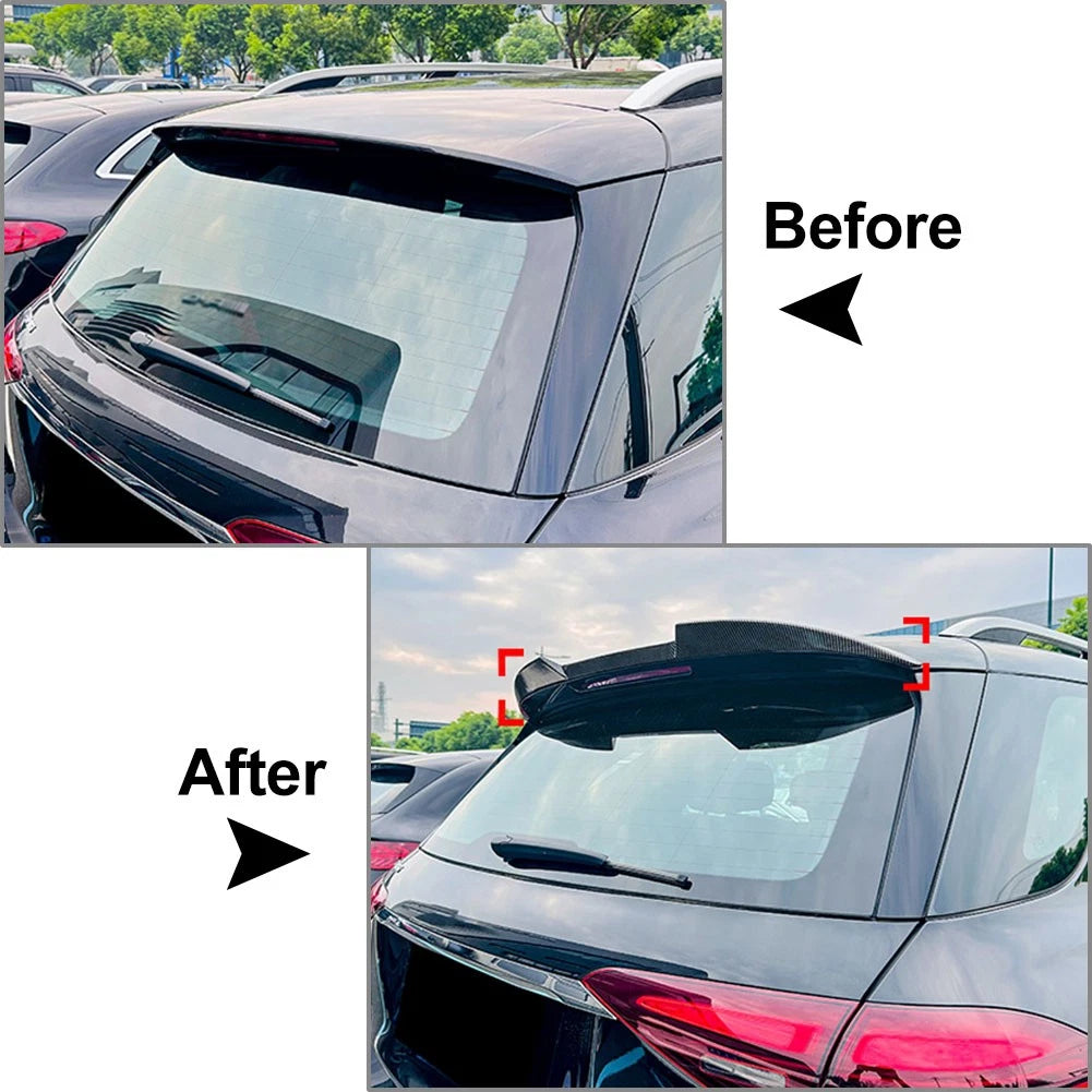 Glossy Black Rear Roof Spoiler Wing Lip For Mercedes Benz GLE Class W167 2019-25
