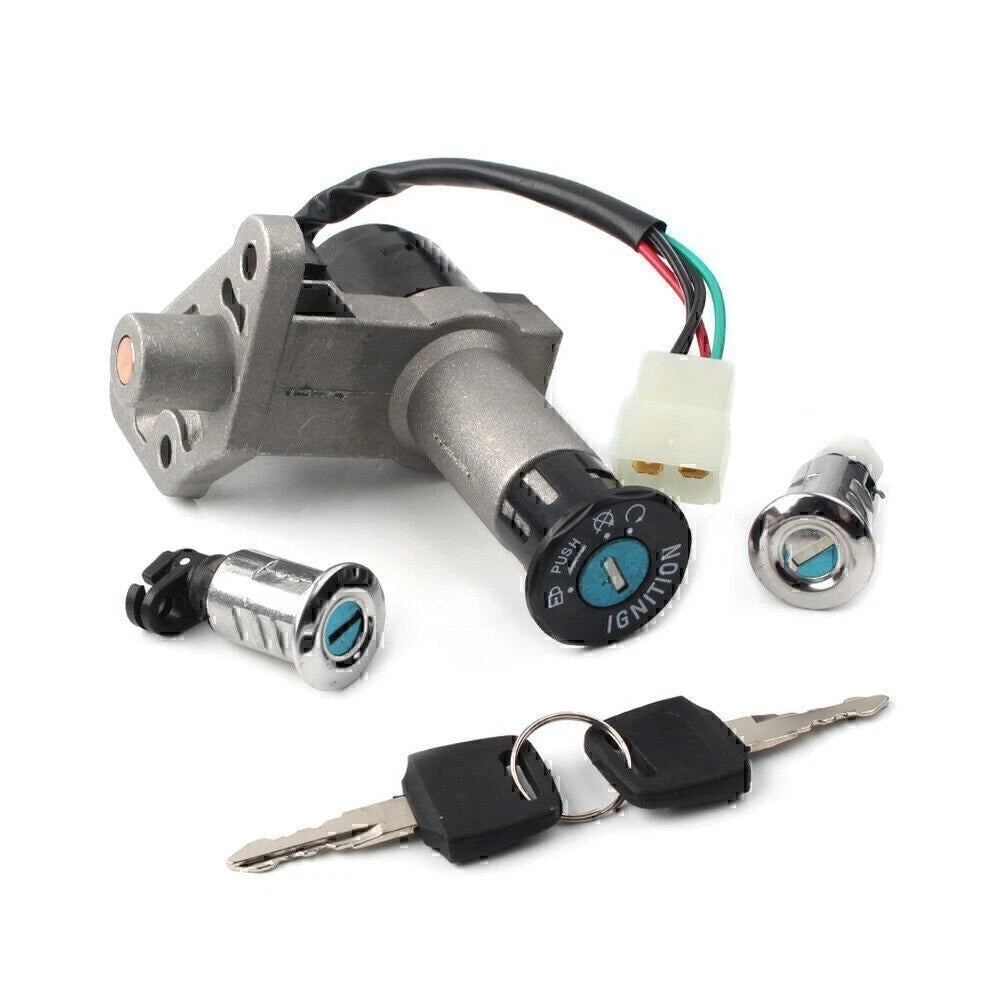 Ignition Switch Key Lock Gas Tank Cap Set For GY6 50CC For TAOTAO Scooter Moped