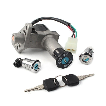 Ignition Switch Key Lock Gas Tank Cap Set For GY6 50CC For TAOTAO Scooter Moped
