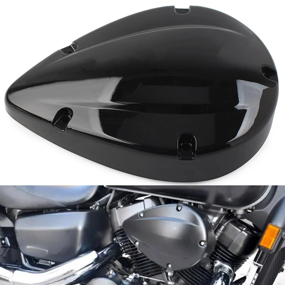 Air Intake Cleaner Filter Cover For Honda Shadow Aero 750 VT750C Spirit Black
