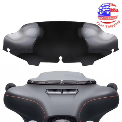 6" Wave Windshield Windscreen For Harley Touring Electra Street Glide 96-13 USA