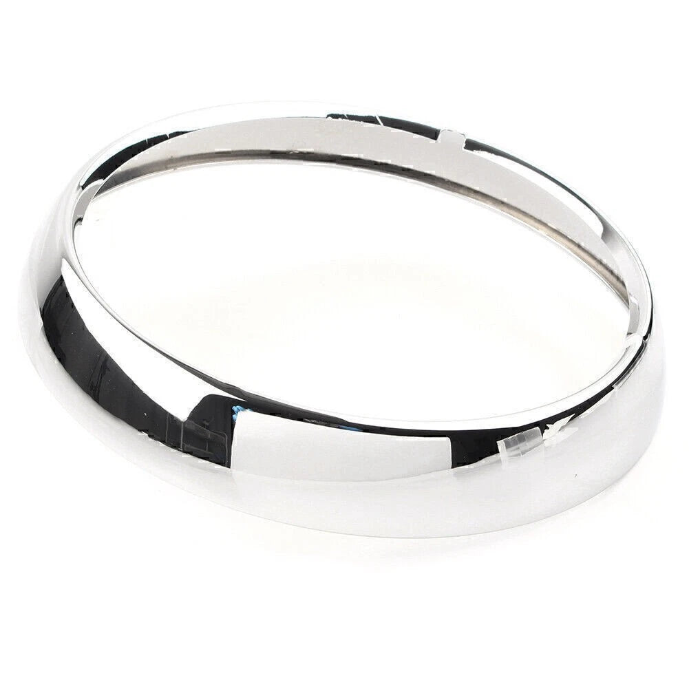 1 Pcs 7" Chrome Head Light Headlamp Trim Ring Cover Fit Harley Touring Road King