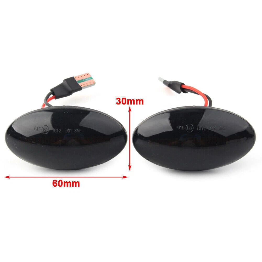 LED Dynamic Side Marker Sequential Turn Signal Light For Mini Cooper R50 R52 R53