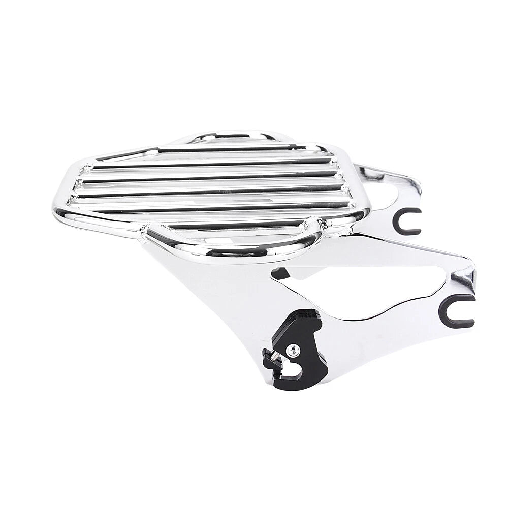 Chrome Detachable Two Up Tour Pack Pak Luggage Rack For Harley Touring 2009-2022