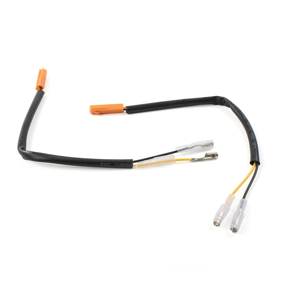 2pcs Turn Signal Marker Wire Adapters Plug Connectors Leads Indicator Fit HONDA