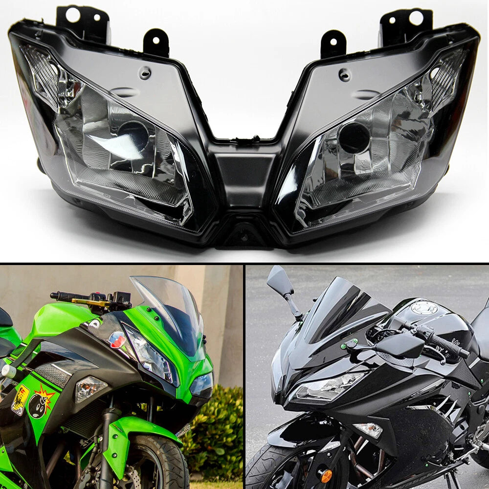 Front Headlight Headlamp Assembly For Kawasaki Ninja 300 EX300 ABS SE 2013-2018