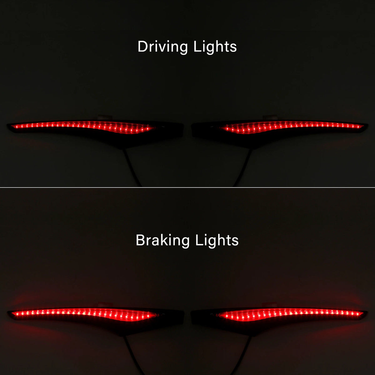 Saddlebags Accent Swoop LED Light For Honda Goldwing GL1800 12-17 F6B 13-17 16