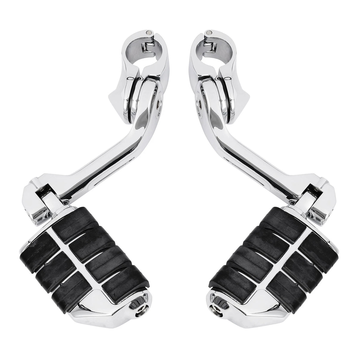 32mm Long Highway Foot Pegs Footrests Fit For Harley Touring Electra Road Glide